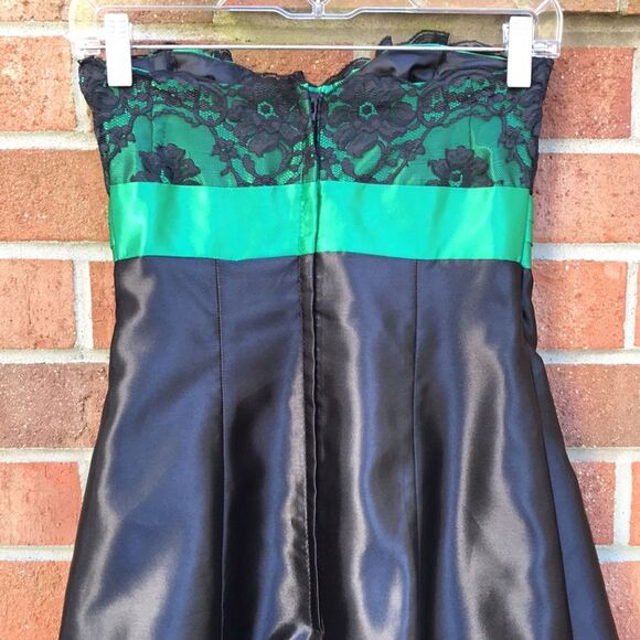 Jessica McClintock for Gunne Sax Strapless Gown sz 5 - Picture 8 of 16